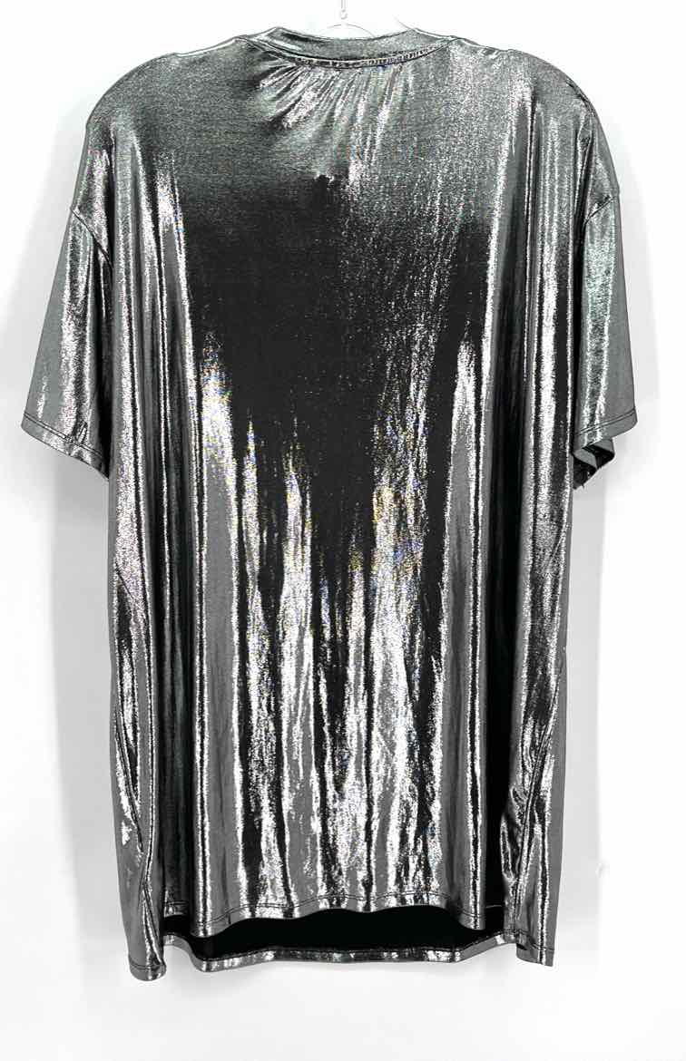 Size 12 DIVIDED Silver Skirt