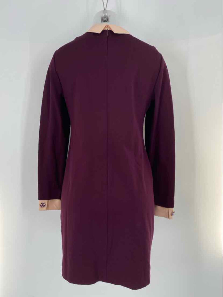 Size 8 CYNTHIA STEFFE Wine Dress