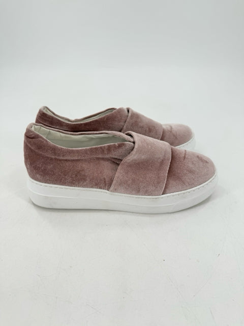 Shoe Size 37 Mauve Velour Flats