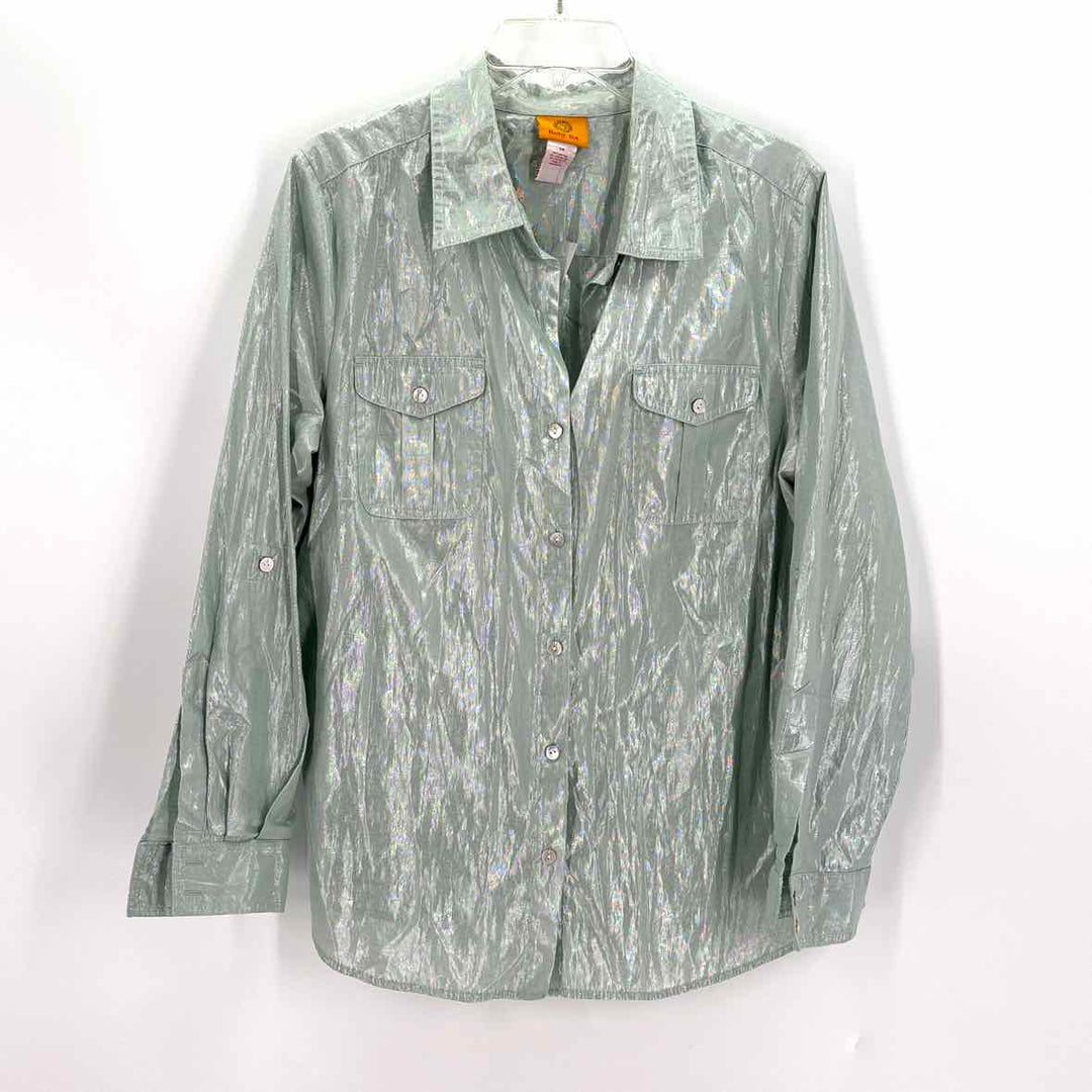 Size 14 Ruby Rd Green Shirt