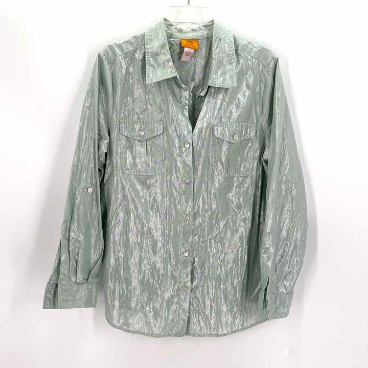 Size 14 Ruby Rd Green Shirt