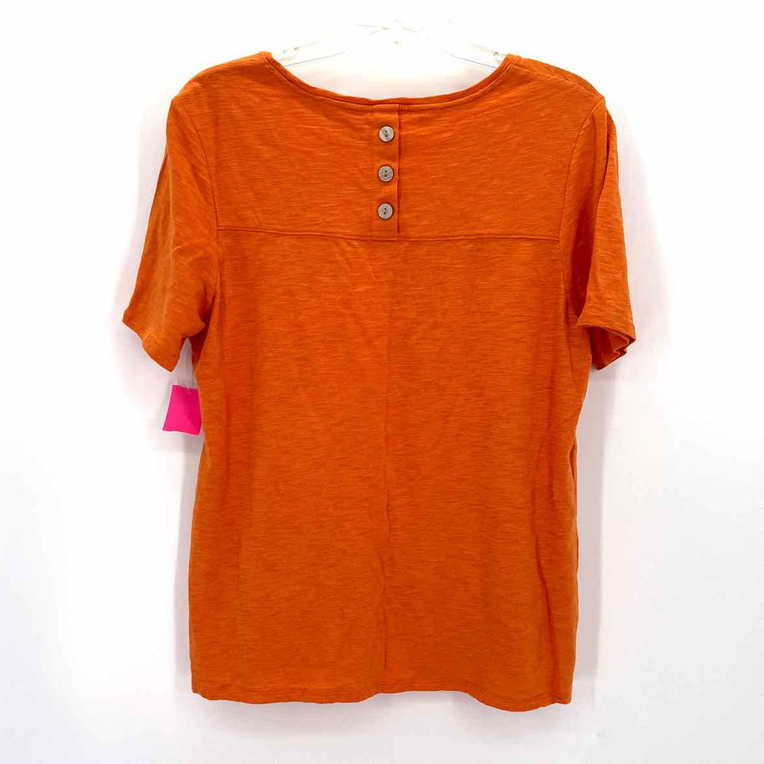 Size L Chico's Orange Shirt