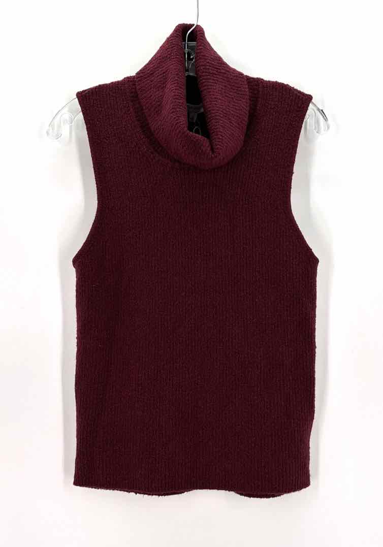 Size L Splendid Burgundy Knit Sweater