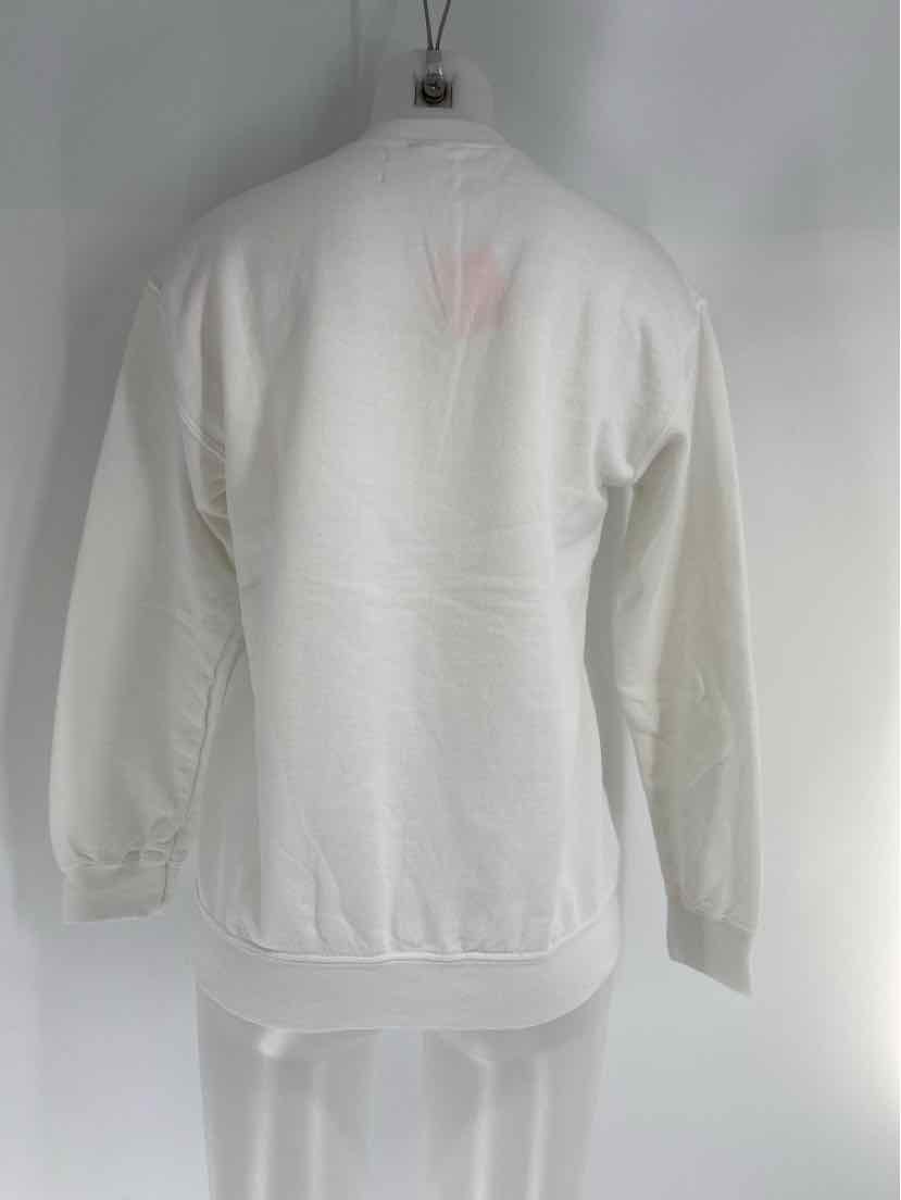 Size XS Anthropologie White Cotton Sweater