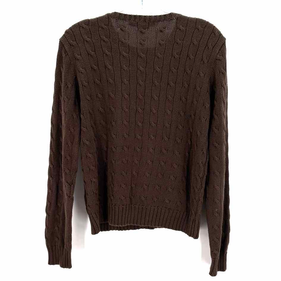 Size L RALPH LAUREN Brown Sweater