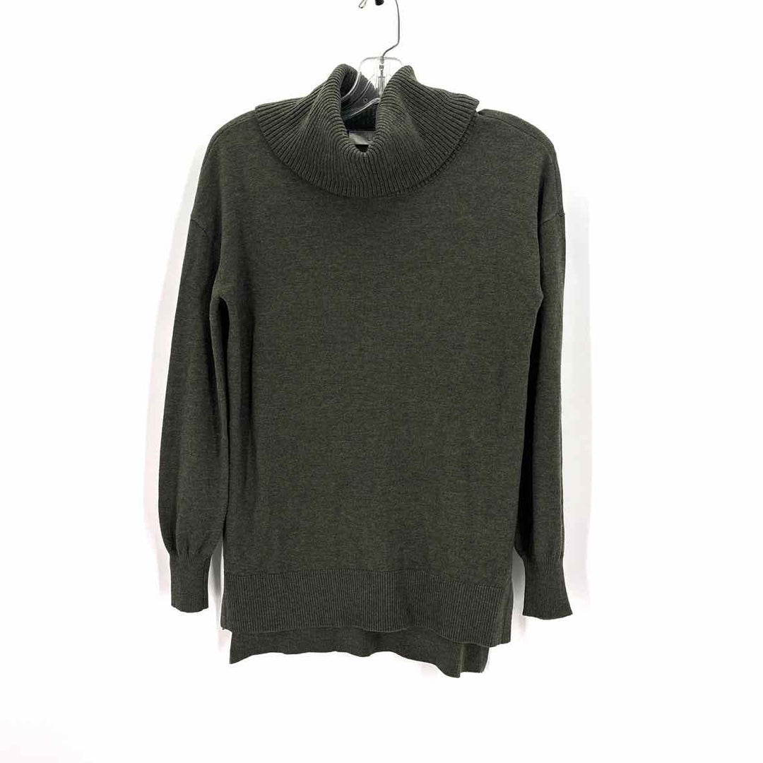 Size S LOFT Forest Green Knit Sweater