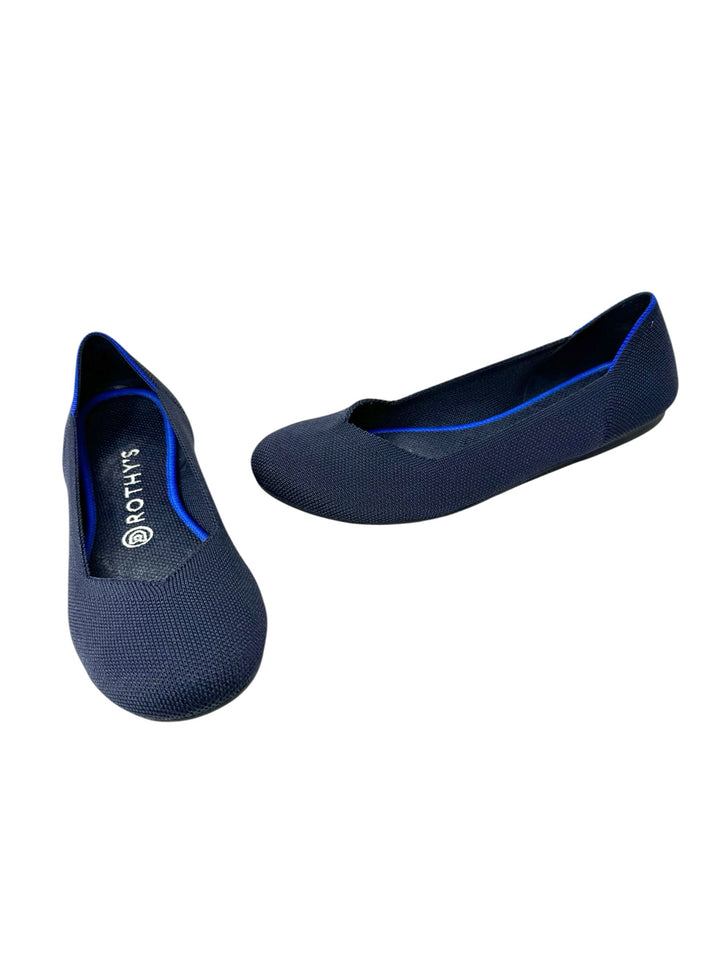 Shoe Size 8 ROTHY'S Navy Knit Flats