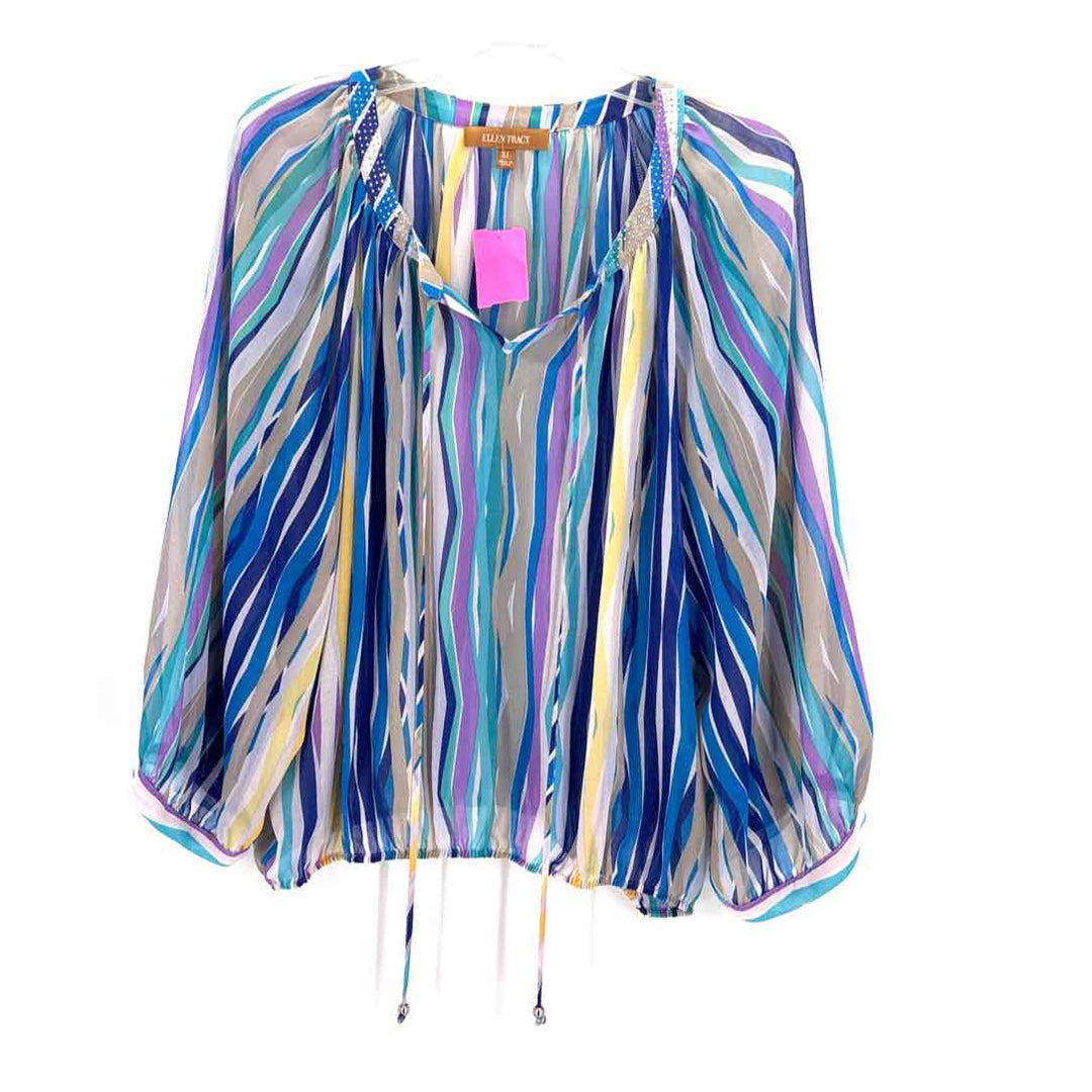 Size XL ELLEN TRACY Multi-Color Shirt