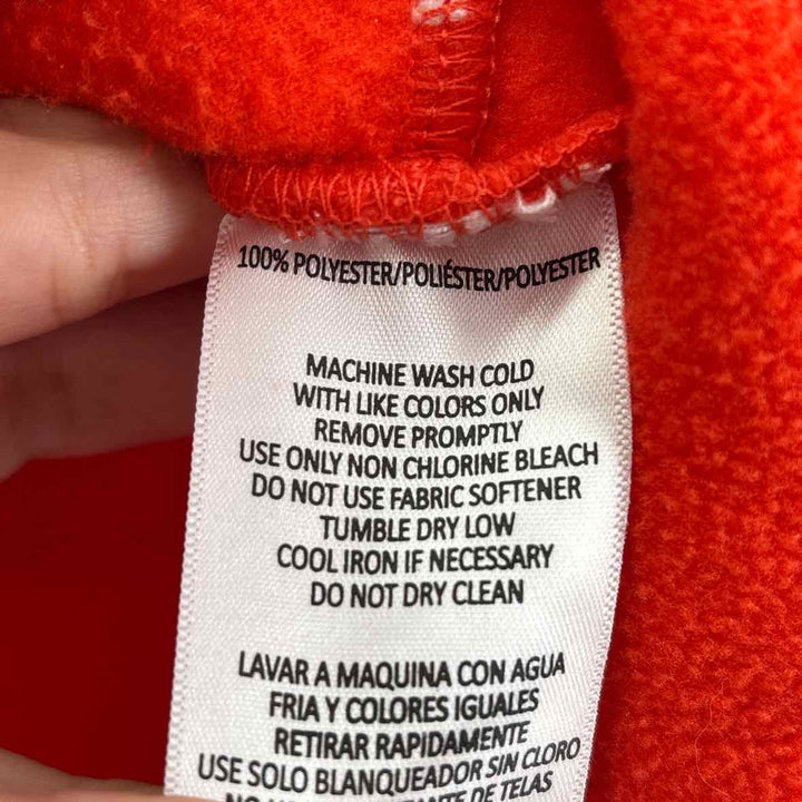 Size XXL Calvin Klein Orange Fleece Jacket