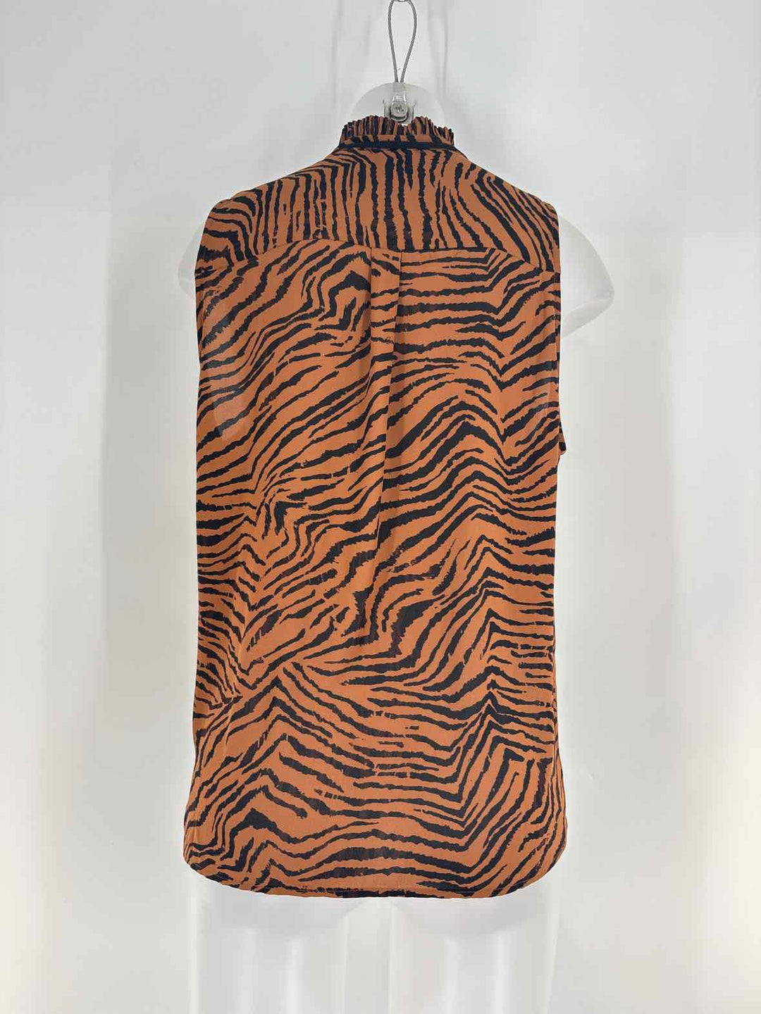 Size M White House Black Market Brown Print Shirt