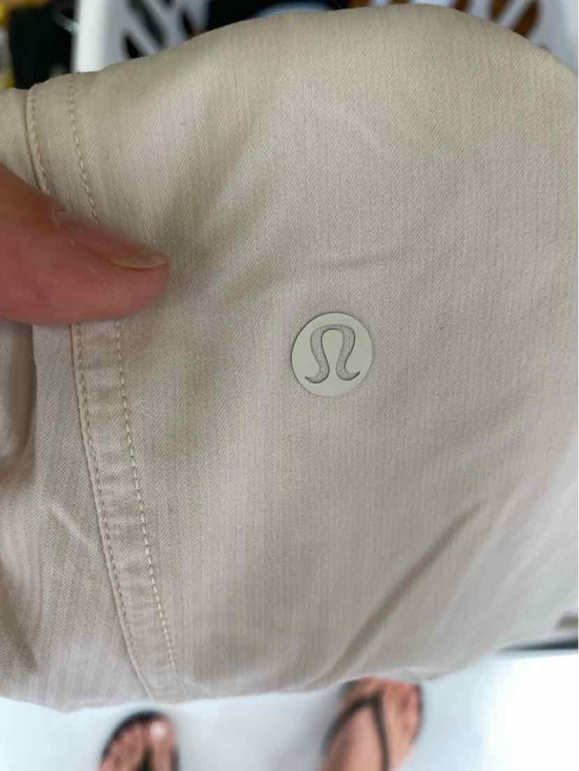 Size S Lululemon Cream Pants