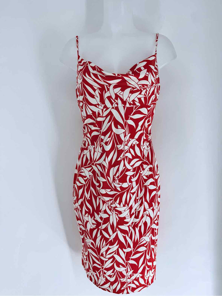 Size 8 DIANE VON FURSTENBERG Red Dress