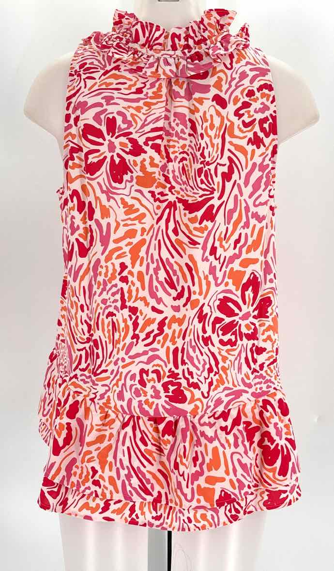 Size M Mud Pie PINK PRINT Shirt