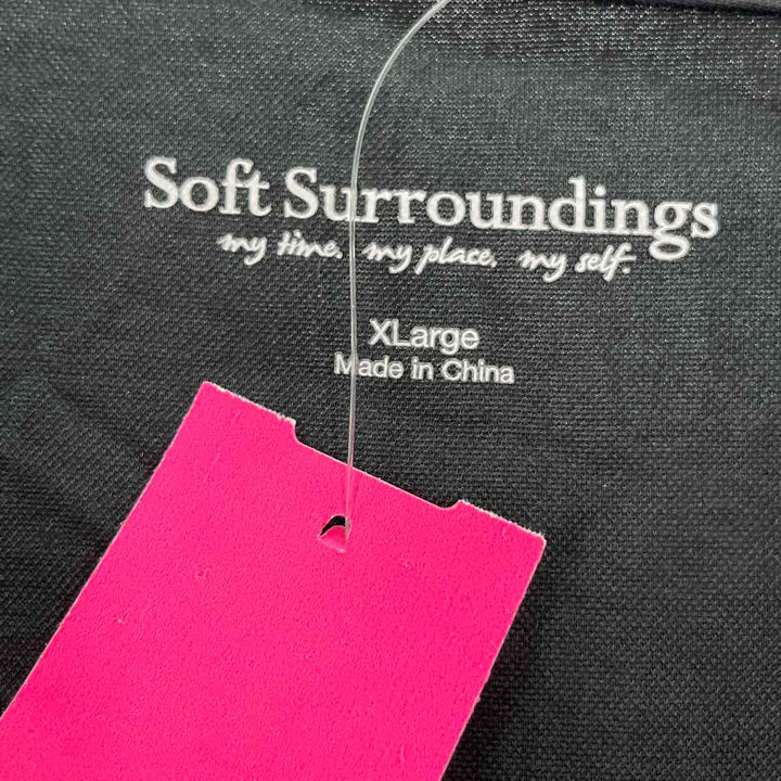 Size XL SOFT SURROUNDINGS Black Shirt