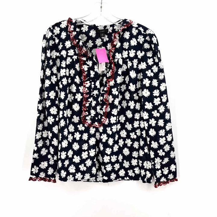Size XS J Crew Navy Shirt