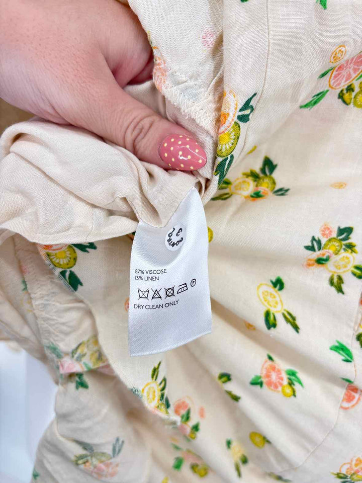 Size M FREE PEOPLE Cream Dress