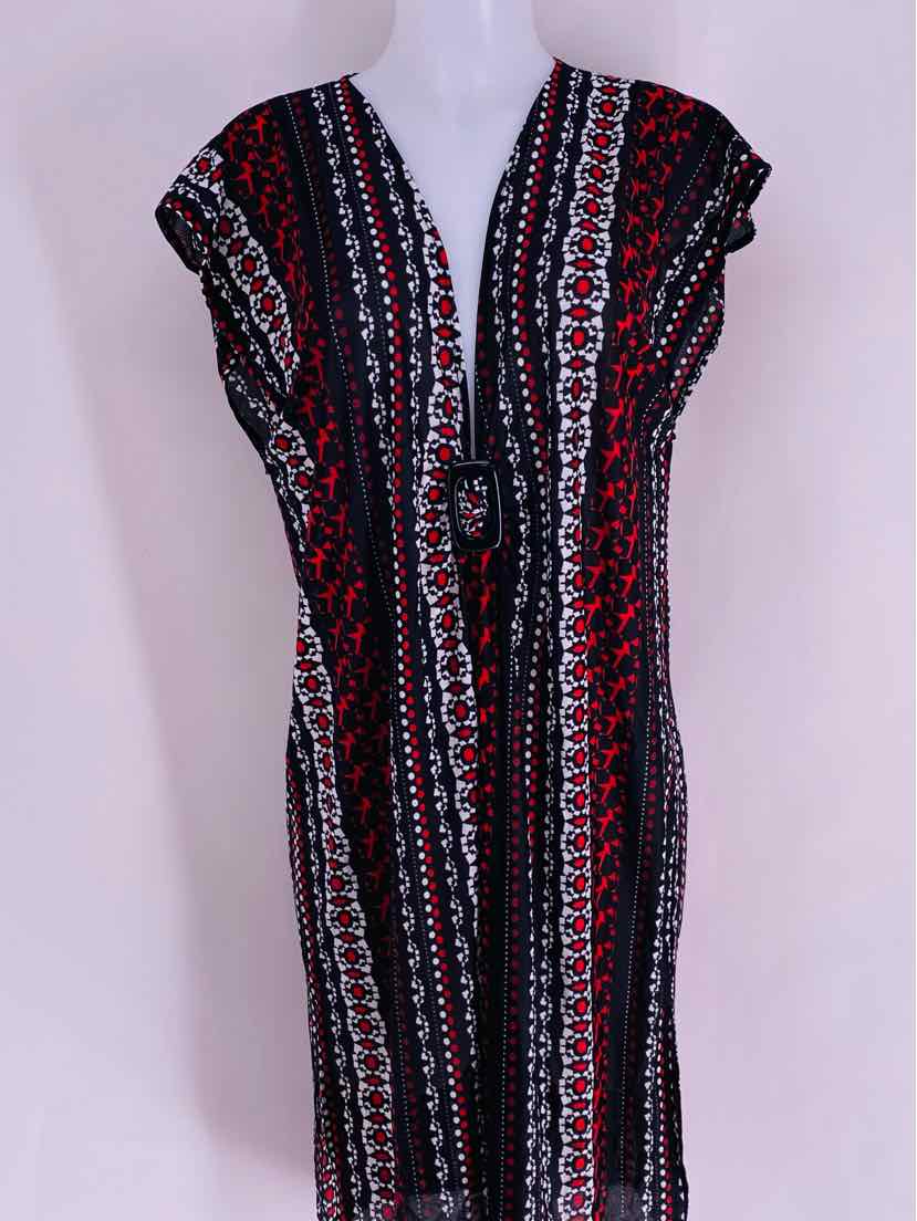 Size M Black Print Coverup