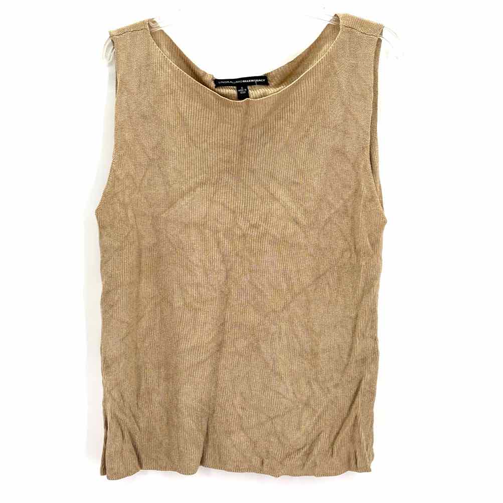 Size X ELLEN TRACY Beige Knit Shirt