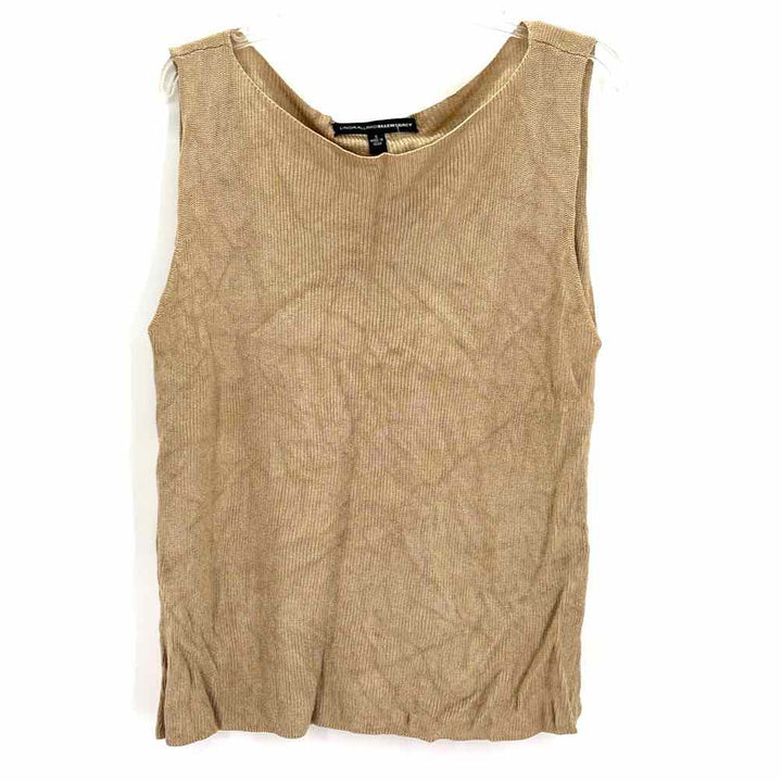 Size X ELLEN TRACY Beige Knit Shirt