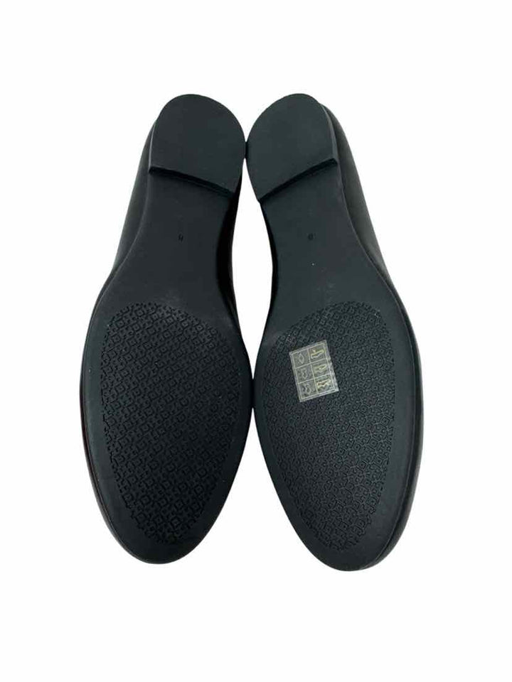 Shoe Size 8 Tory Burch Navy Leather Flats