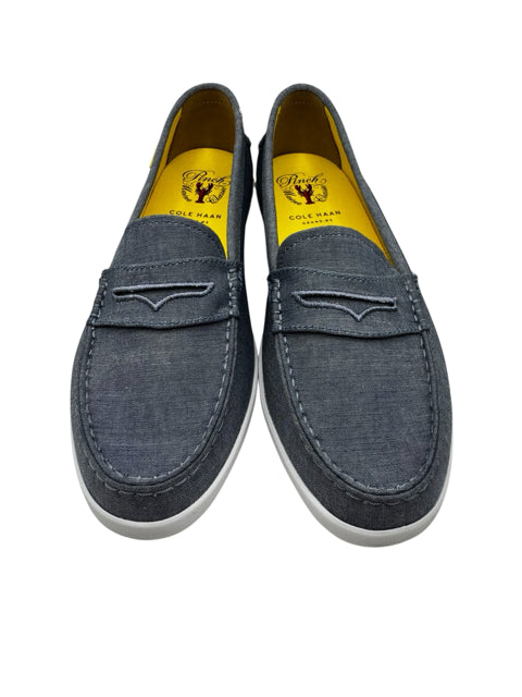 Shoe Size 11 Cole Haan Blue Linen Loafers