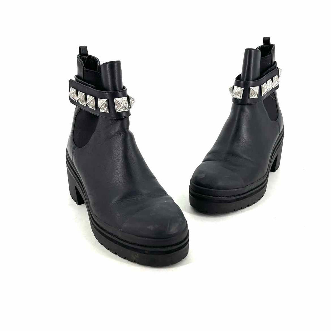 Shoe Size 7 Michael Kors Black Leather Boots