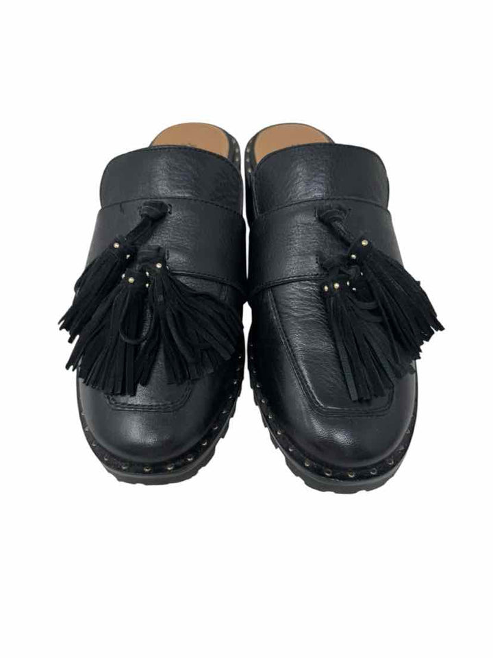 Shoe Size 7.5 JOHNSTON & MURPHY Black Mules
