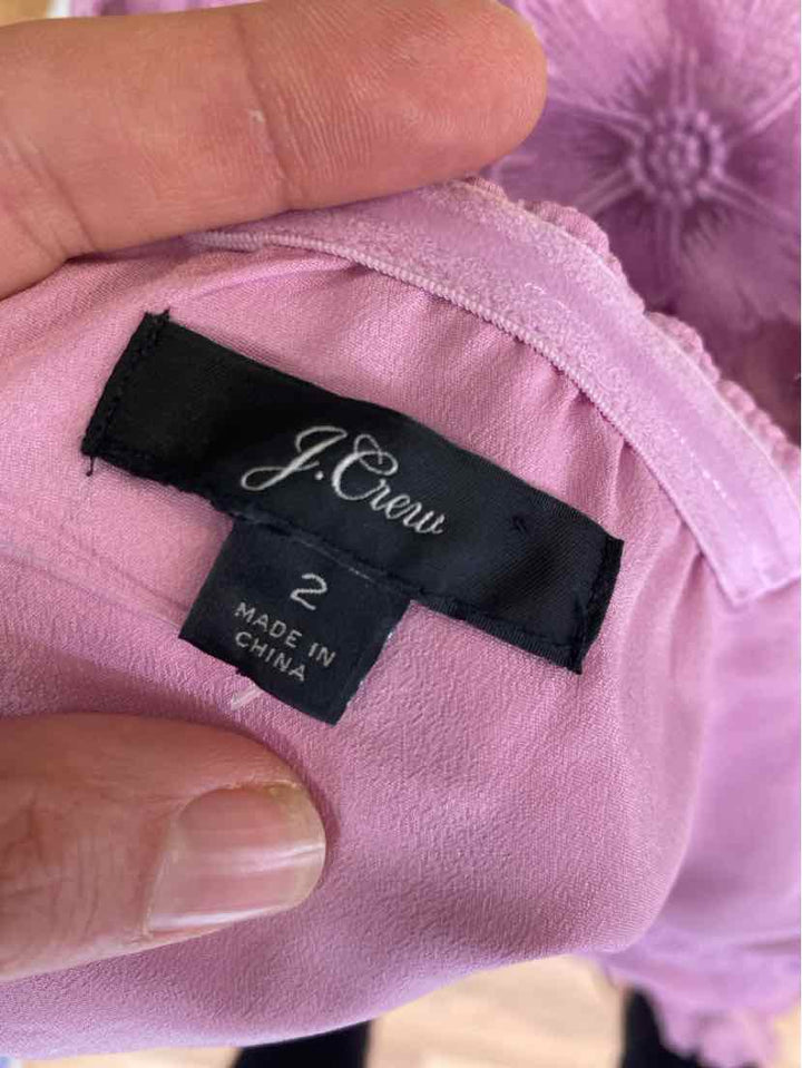 Size 2 J Crew Purple Dress