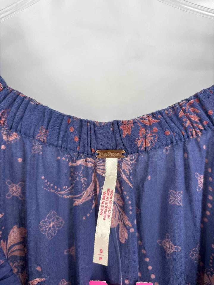 Size S FREE PEOPLE Navy Dress