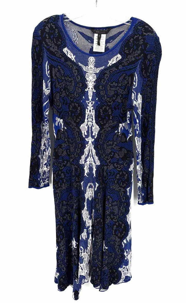 Size L BCBG Multi-Color Knit Dress