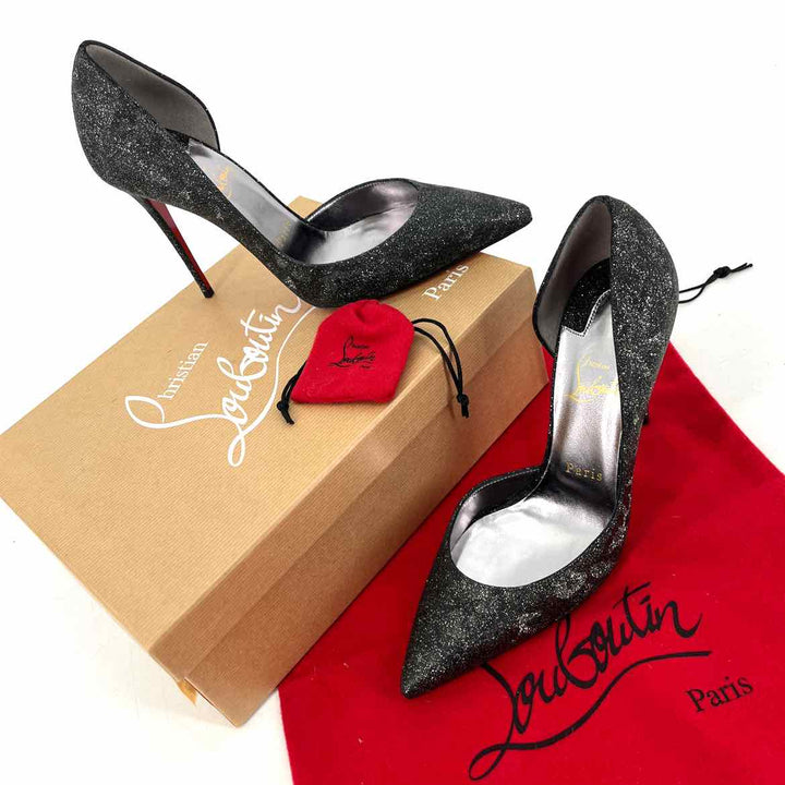 Shoe Size 39 CHRISTIAN LOUBOUTIN Pewter Luxury - Pumps