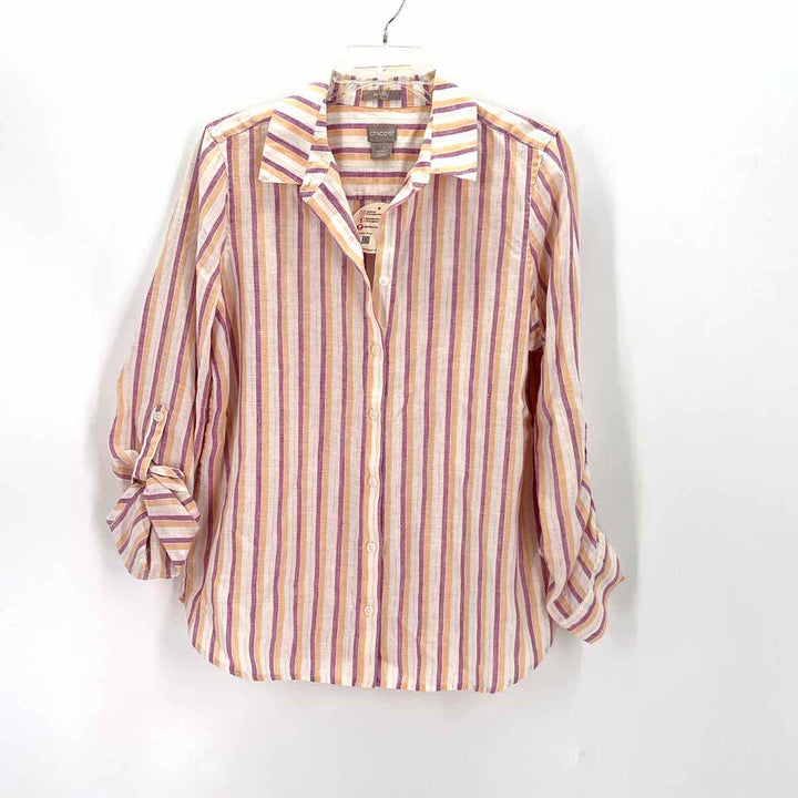 Size 6 Chico's White Shirt