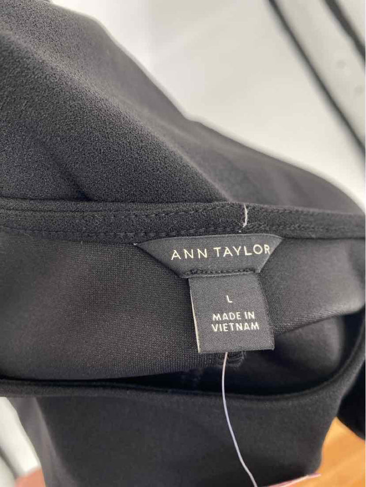 Size L Ann Taylor Black Shirt