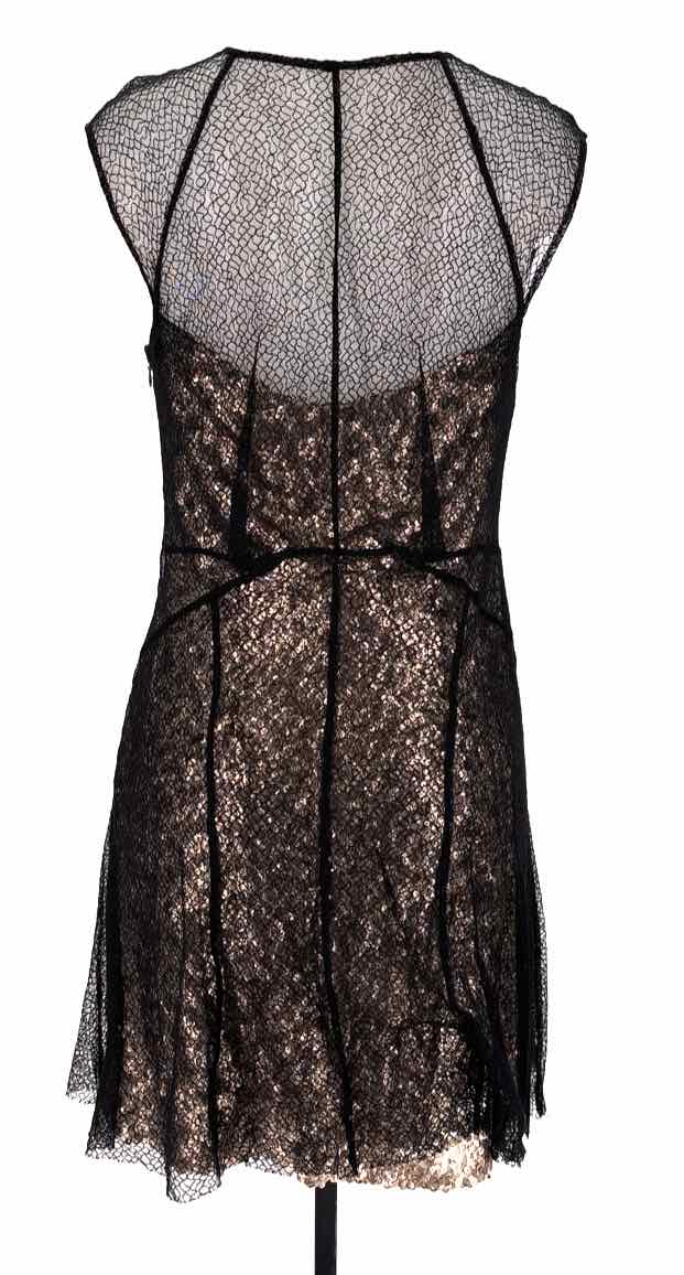 Size 12 BETSEY JOHNSON Multi-Color Lace Dress