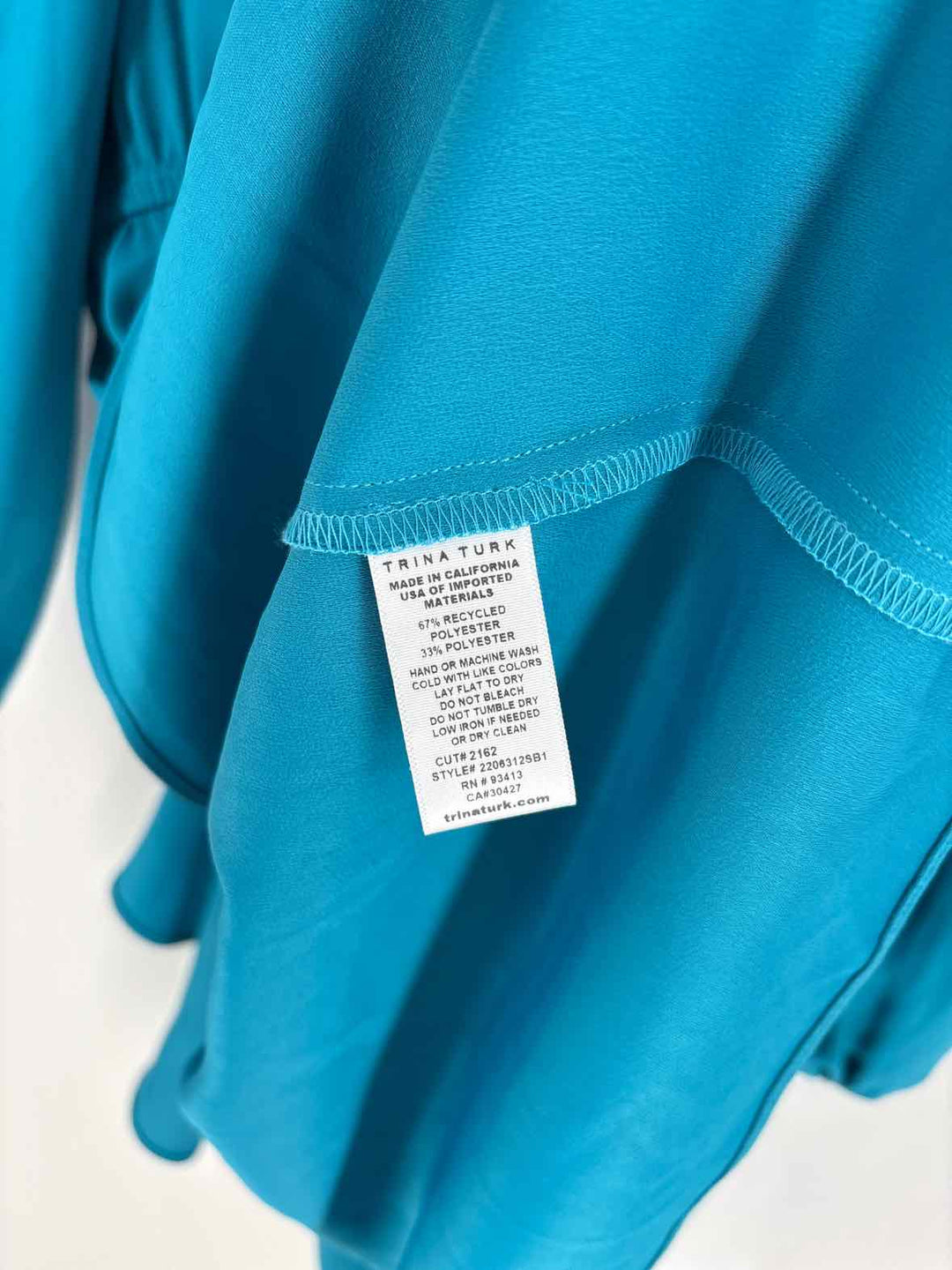 Size 8 TRINA TURK Teal Dress
