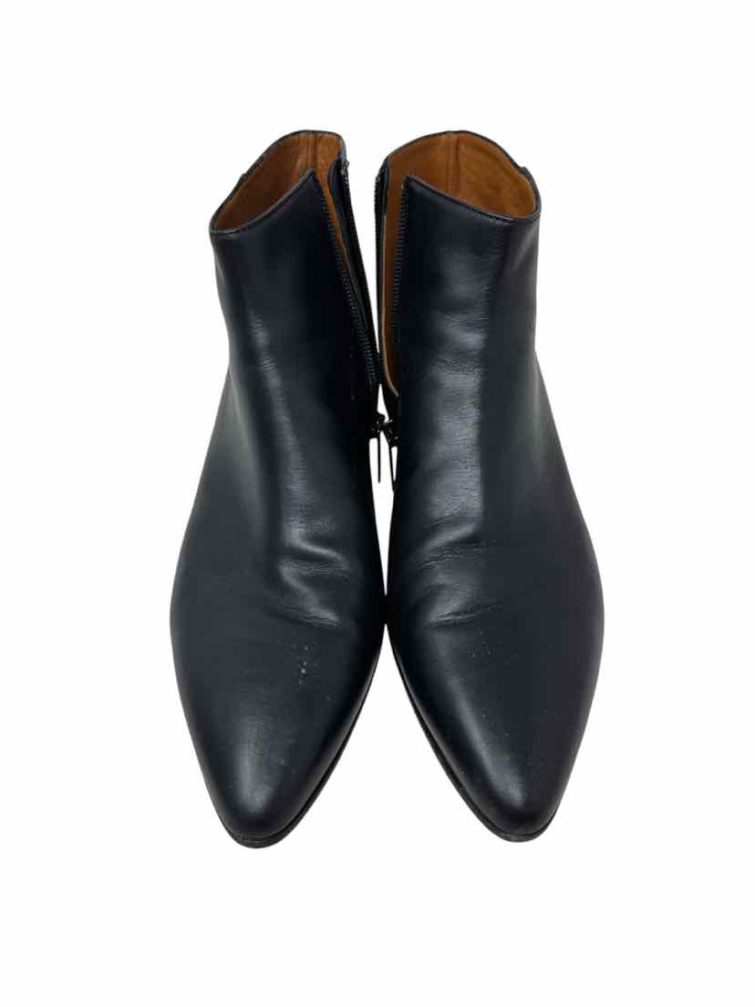 Shoe Size 11 Aqatalia Black Leather Luxury - Boots