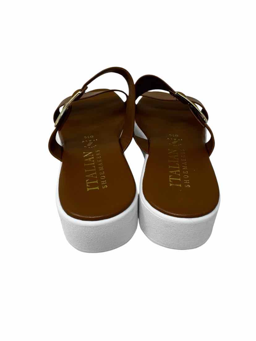 Shoe Size 8.5 ITALIAN SHOEMAKERS Camel Sandals