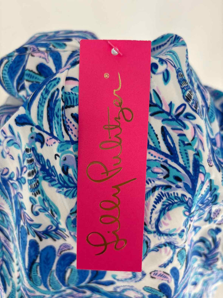 Size S Lilly Pulitzer Blue Print Shirt