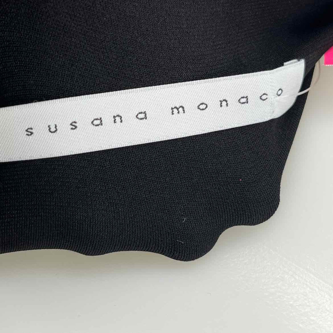 Size M Susana Monaco Black Dress