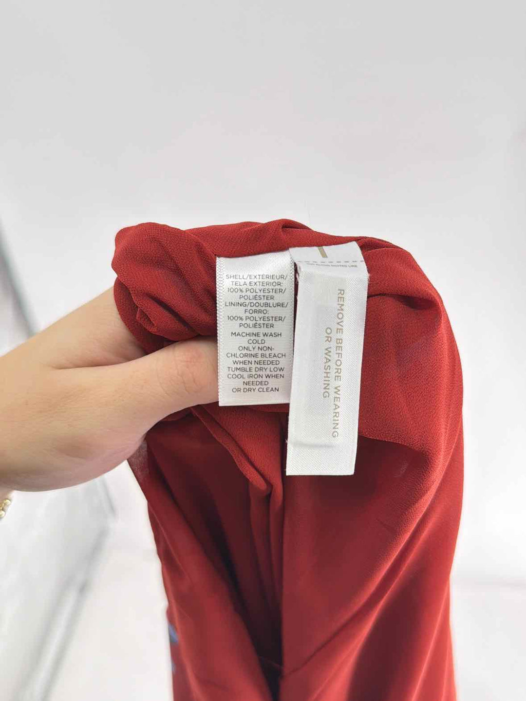 Size L Ann Taylor Burgundy Dress