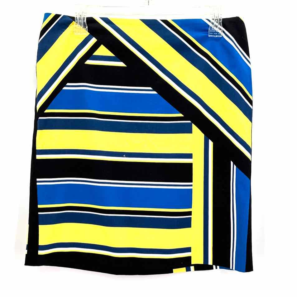 Size 10 WORTH Blue Print Skirt