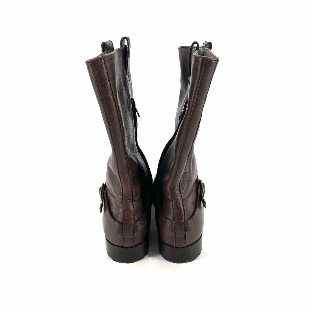 Shoe Size 10 RALPH LAUREN Brown Leather Boots