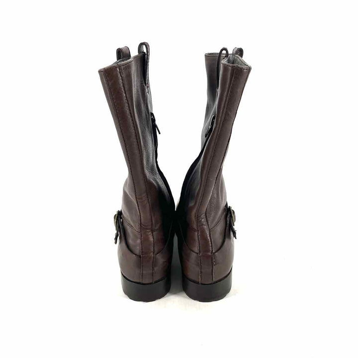 Shoe Size 10 RALPH LAUREN Brown Leather Boots