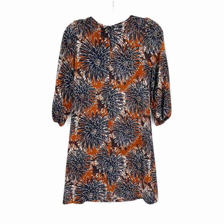 Size 4 H&M Navy Print Dress