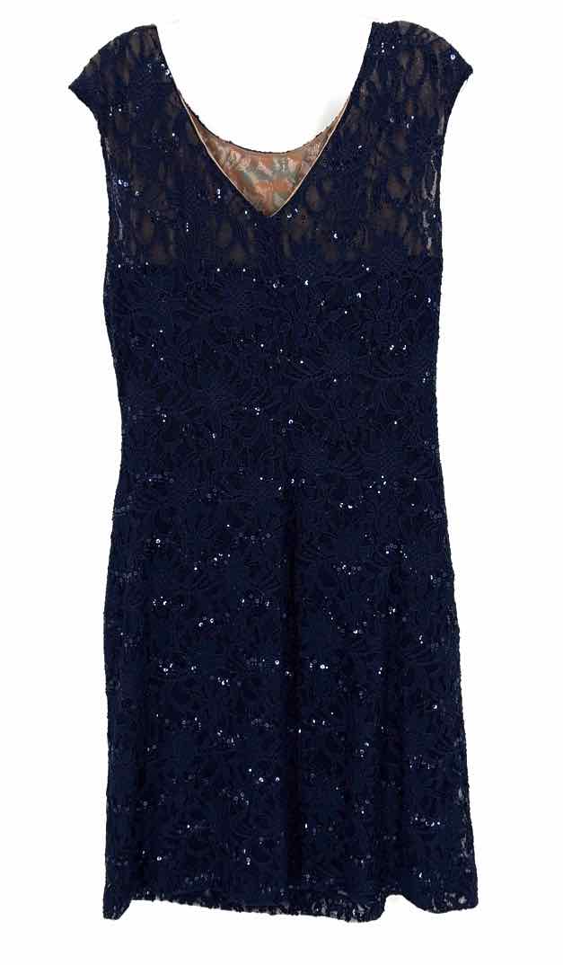 Size 16W RALPH LAUREN Navy Lace Dress