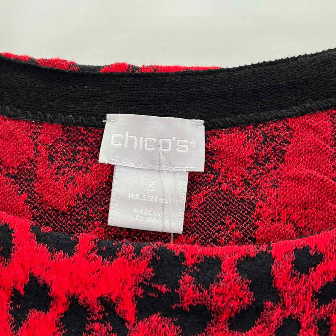Size XL Chico's Red Shirt