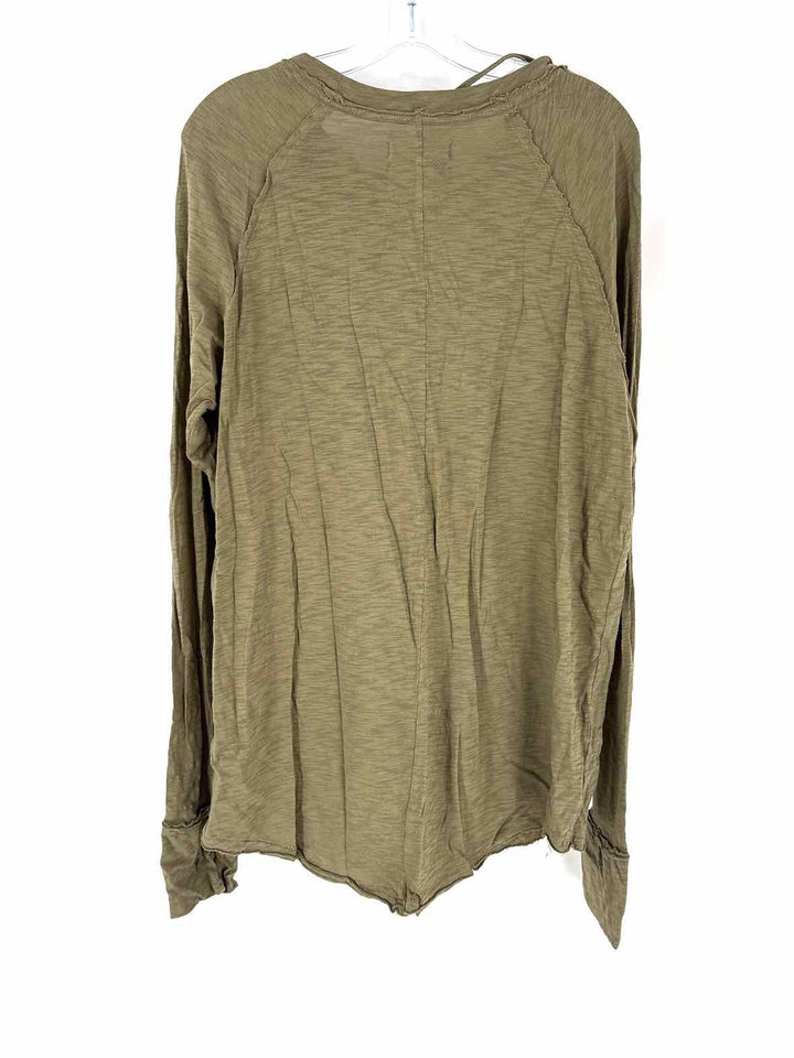 Size L FREE PEOPLE Green Shirt
