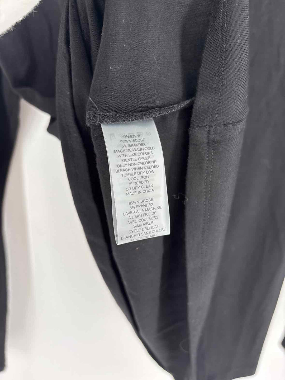 Size M ELIE TAHARI Black Shirt