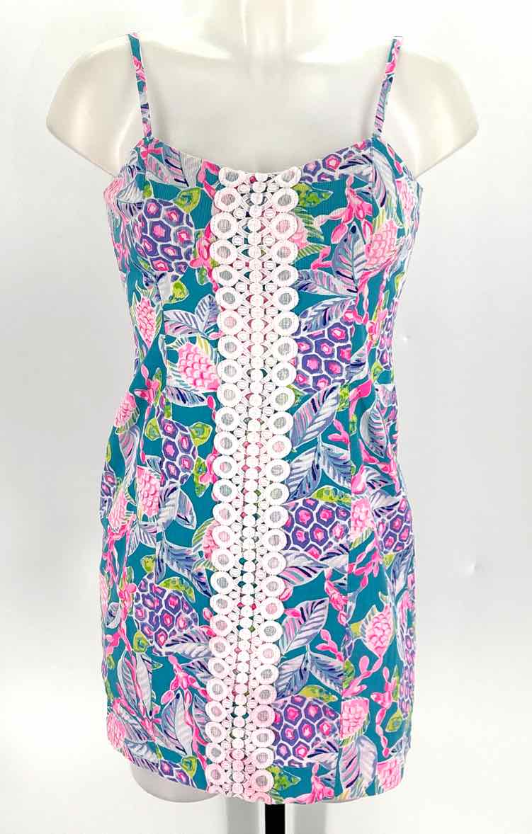 Size 2 Lilly Pulitzer Teal Dress