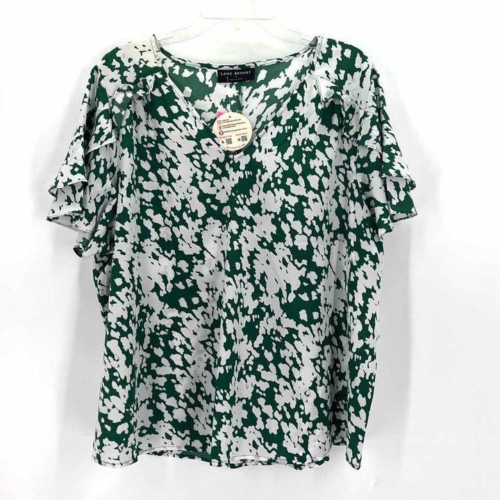 Size 18 LANE BRYANT Green Shirt